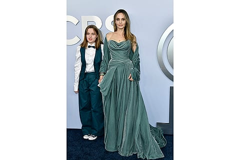 Vivienne Jolie-Pitt and Angelina Jolie